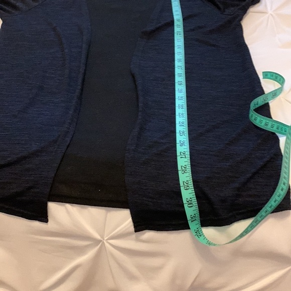 George Navy blue and black long sleeve knit fooler sweater size 1x - Picture 10 of 11